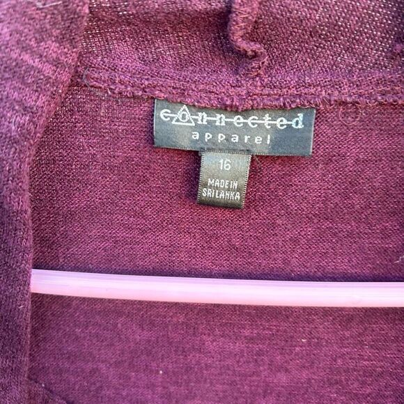 Connected Apparel sweater dress with belt size 16 - Picture 3 of 9